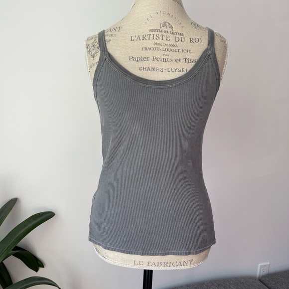 LACAUSA Tops - Lacausa grey tank top